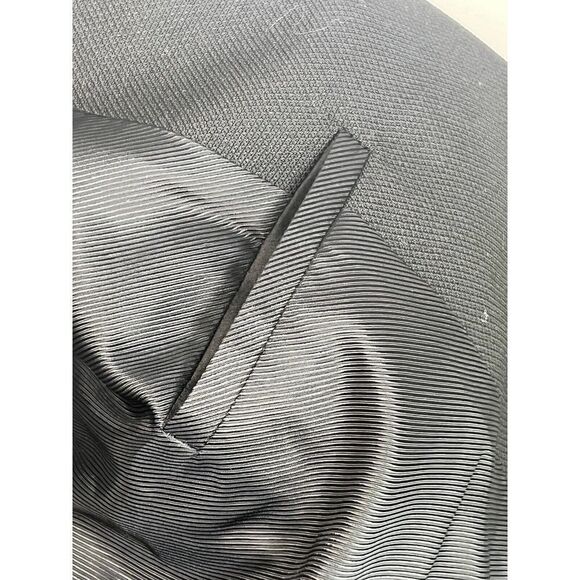 Helmut Lang Women's Black Peak Lapel Blazer Jacket Size 10 Button Lined - Picture 12 of 16